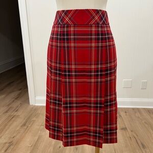 Brooks Brothers Red Plaid Skirt